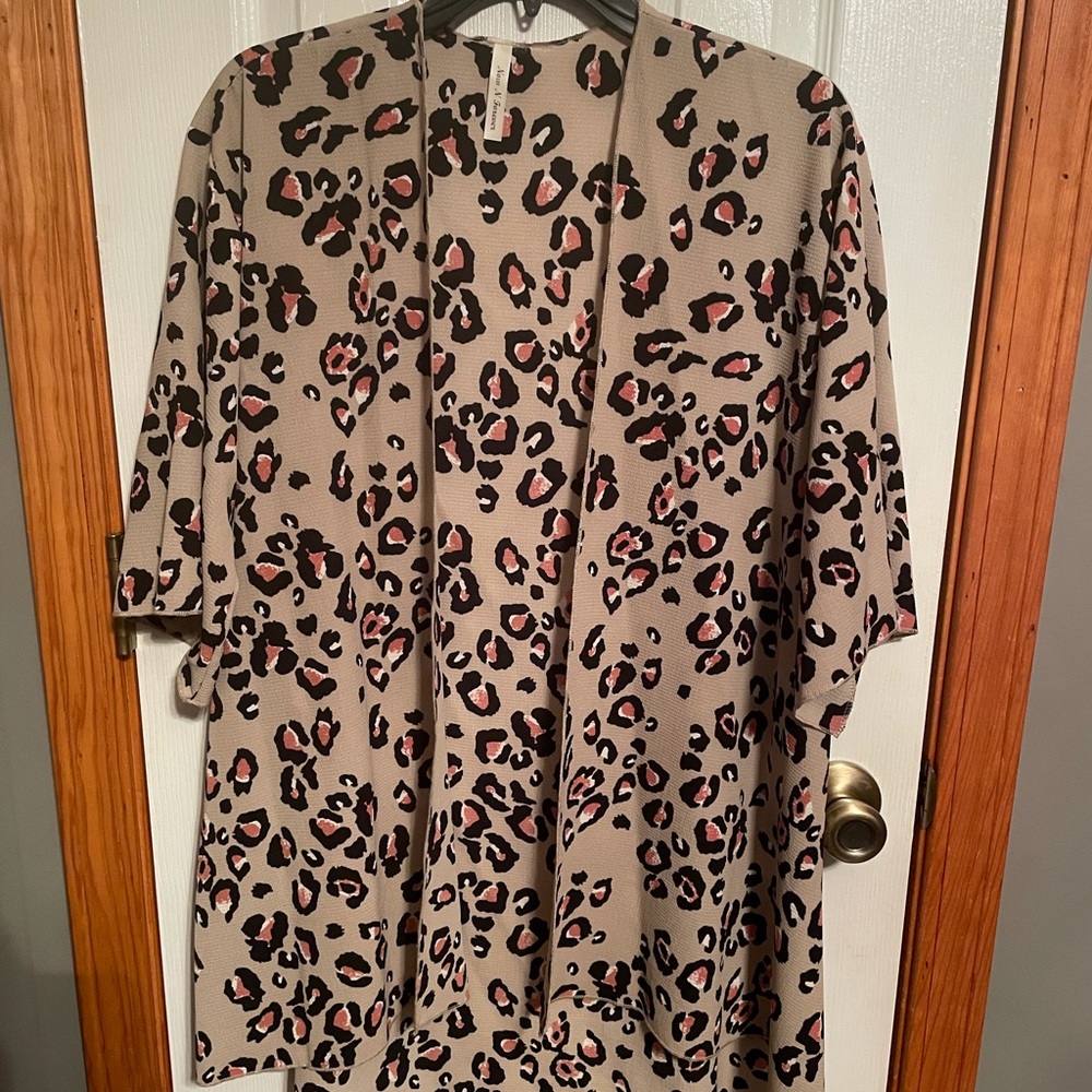 Leopard Kimono/ Duster